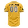 Hufflepuff House Harry Potter AOP Baseball Jersey AOP Baseball Jersey BACK Mockup - Anime Jersey Shop