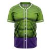 Hulk Marvel AOP Baseball Jersey FRONT Mockup - Anime Jersey Shop