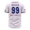 Hunter Association Killua HXH AOP Baseball Jersey AOP Baseball Jersey BACK Mockup - Anime Jersey Shop