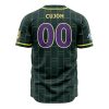 Jolyne Cujoh Stone Ocean JBA AOP Baseball Jersey BACK Mockup - Anime Jersey Shop