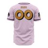 Jotaro Kujo Star Platinum JBA CWA AOP Baseball Jersey BACK Mockup - Anime Jersey Shop