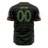 Kakyoin Hierophant Green JBA AOP Baseball Jersey BACK Mockup - Anime Jersey Shop