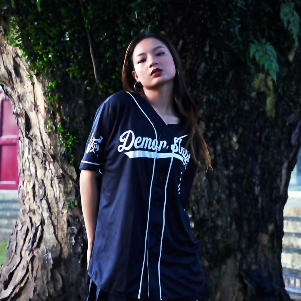 Kamado Demon Slayer Corps Baseball Jersey Front 2 - Anime Jersey Shop