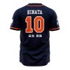 Karasuno Hinata Haikyuu AOP Baseball Jersey AOP Baseball Jersey BACK Mockup 1 - Anime Jersey Shop