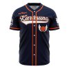 Karasuno Hinata Haikyuu AOP Baseball Jersey AOP Baseball Jersey FRONT Mockup 1 - Anime Jersey Shop