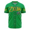 Link Legend of Zelda AOP Baseball Jersey FRONT Mockup - Anime Jersey Shop