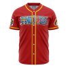 Luffy One Piece AOP Baseball Jersey FRONT Mockup - Anime Jersey Shop