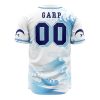 Marines Garp OP AOP Baseball Jersey BACK Mockup - Anime Jersey Shop
