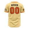 Mugen V2 SC AOP Baseball Jersey BACK Mockup - Anime Jersey Shop