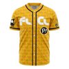 Neon FLCL AOP Baseball Jersey FRONT Mockup 1 - Anime Jersey Shop