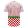 Nezuko Kamado DS AOP Baseball Jersey BACK Mockup - Anime Jersey Shop