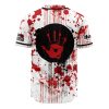 Outbreak HOTD AOP Baseball Jersey AOP Baseball Jersey BACK Mockup - Anime Jersey Shop