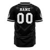 Personalized Black Panther Marvel AOP Baseball Jersey BACK Mockup - Anime Jersey Shop