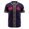 Personalized First Outfit Hisoka HXH AOP Baseball Jersey FRONT Mockup - Anime Jersey Shop