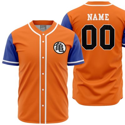 Personalized Goku Kami Kai DBZ AOP Baseball Jersey MAIN Mockup - Anime Jersey Shop