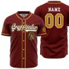 Personalized Gryffindor HP AOP Baseball Jersey MAIN Mockup - Anime Jersey Shop