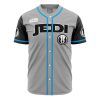 Personalized Jedi Skywalker SW AOP Baseball Jersey FRONT Mockup - Anime Jersey Shop