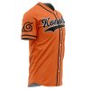 Personalized Konoha Uzumaki Naruto AOP Baseball Jersey SIDE Mockup 1 - Anime Jersey Shop