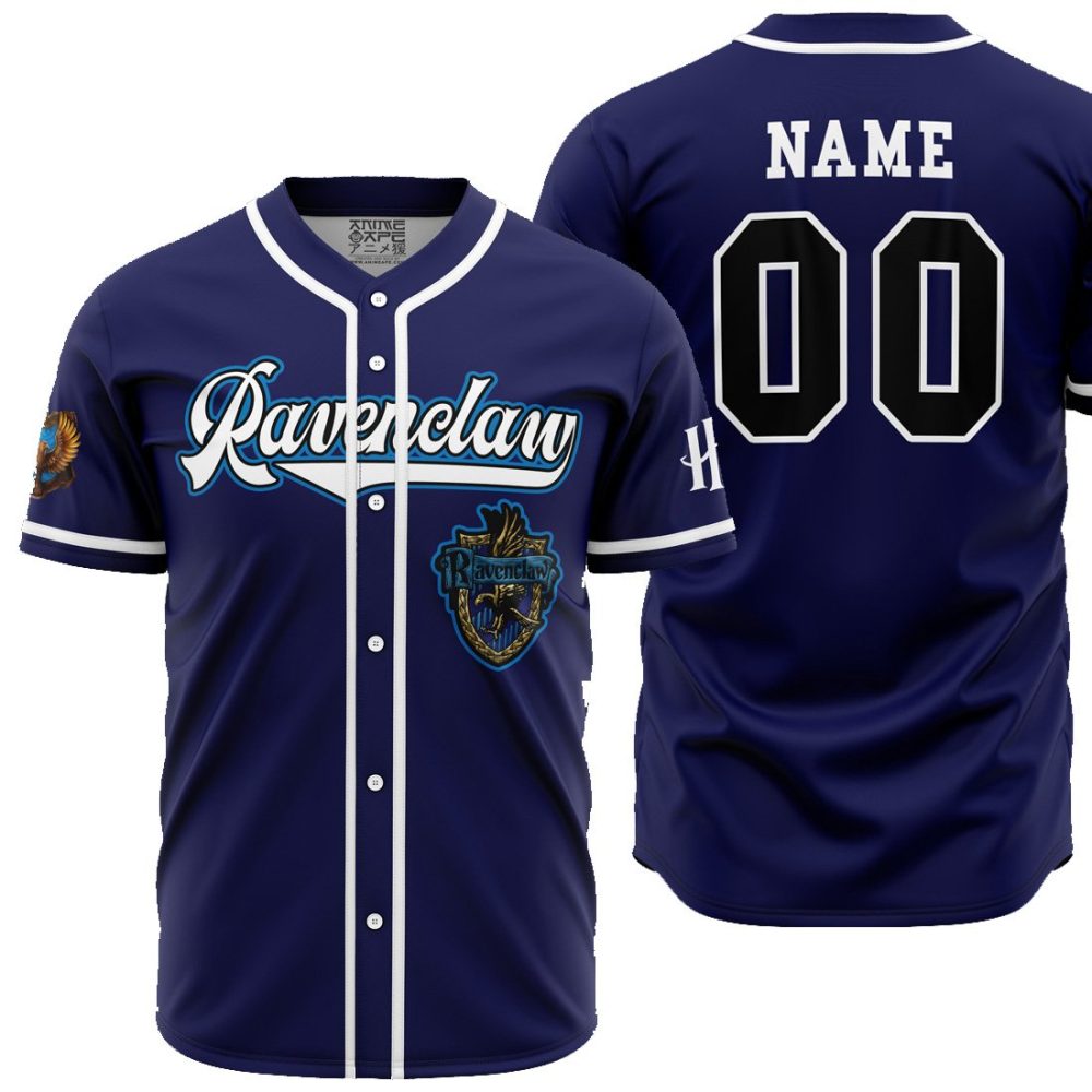 Personalized Ravenclaw HP AOP Baseball Jersey MAIN Mockup - Anime Jersey Shop