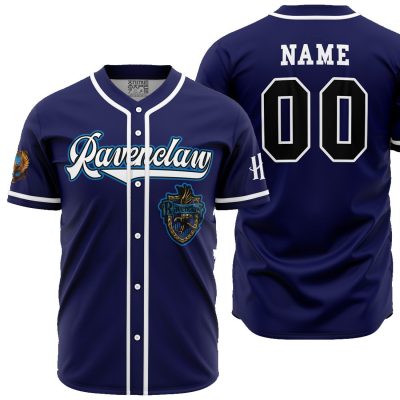 Personalized Ravenclaw HP AOP Baseball Jersey MAIN Mockup - Anime Jersey Shop