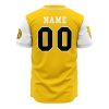 Personalized Sabertooths Yellow PR AOP Baseball Jersey BACK Mockup 1 - Anime Jersey Shop