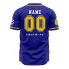 Personalized Saiyan Vegeta DBZ AOP Baseball Jersey BACK Mockup - Anime Jersey Shop