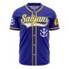 Personalized Saiyan Vegeta DBZ AOP Baseball Jersey FRONT Mockup - Anime Jersey Shop
