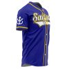 Personalized Saiyan Vegeta DBZ AOP Baseball Jersey SIDE Mockup - Anime Jersey Shop