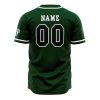 Personalized Slytherin HP AOP Baseball Jersey BACK Mockup - Anime Jersey Shop