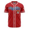 Personalized Straw Hats Luffy OP AOP Baseball Jersey FRONT Mockup - Anime Jersey Shop
