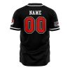 Personalized Team Rocket Grunt Black P AOP Baseball Jersey BACK Mockup - Anime Jersey Shop