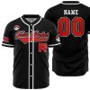 Personalized Team Rocket Grunt Black P AOP Baseball Jersey MAIN Mockup - Anime Jersey Shop