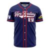Personalized Training Uniform MHA AOP Baseball Jersey FRONT Mockup - Anime Jersey Shop