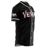 Personalized Venom Marvel AOP Baseball Jersey SIDE Mockup - Anime Jersey Shop