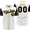 Personalized White Tigers White PR AOP Baseball Jersey MAIN Mockup - Anime Jersey Shop