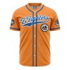 Personalized Z Fighters Goku Dragon Ball Z AOP Baseball Jersey FRONT Mockup 2 - Anime Jersey Shop