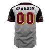 Pirates of the Caribbean Disney AOP Baseball Jersey BACK Mockup - Anime Jersey Shop