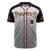 Pirates of the Caribbean Disney AOP Baseball Jersey FRONT Mockup - Anime Jersey Shop