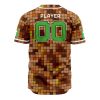 Power Minecraft AOP Baseball Jersey BACK Mocku - Anime Jersey Shop