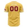 Power Saitama One Punch Man AOP Baseball Jersey BACK Mockup - Anime Jersey Shop