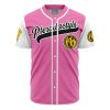 Pterodactyls Pink PR AOP Baseball Jersey AOP Baseball Jersey FRONT Mockup - Anime Jersey Shop