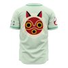 Raging Princess Mononoke SG AOP Baseball Jersey BACK Mockup - Anime Jersey Shop