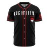 Sasuke Uchiha Naruto AOP Baseball Jersey FRONT Mockup - Anime Jersey Shop