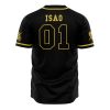 Shinsengumi Gintama AOP Baseball Jersey AOP Baseball Jersey BACK Mockup - Anime Jersey Shop