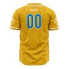 Sora Kingdom Hearts AOP Baseball Jersey BACK Mockup - Anime Jersey Shop