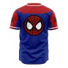 Spiderman Marvel AOP Baseball Jersey BACK Mockup 2 - Anime Jersey Shop