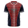 Spiderman Marvel AOP Baseball Jersey FRONT Mockup - Anime Jersey Shop