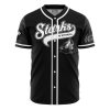 Starks of Winterfell Black GOT AOP Baseball Jersey AOP Baseball Jersey FRONT Mockup - Anime Jersey Shop
