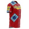 Straw Hats Luffy V2 One Piece AOP Baseball Jersey SIDE Mockup - Anime Jersey Shop