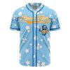 Straw Hats Nami One Piece AOP Baseball Jersey FRONT Mockup - Anime Jersey Shop